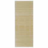 Covor din bambus, natural, 100 x 160 cm