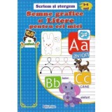 Semne grafice si litere pentru cei mici. Scriem si stergem/***