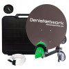 Antena satelit camion TIR cu ventuza dubla, pentru camping, busola, cablu 5m, Antene rotunde