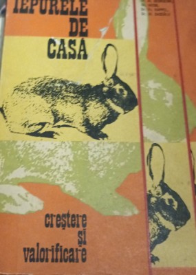 IEPURELE DE CASA Crestere si valorificare Al. Grorgeoni, Gh. Iacob foto