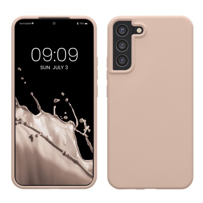 Husa kwmobile pentru Samsung Galaxy S22 Plus, Silicon, Roz, 56761.225 foto