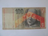 Slovacia 100 Korun 1993 bancnota din imagini