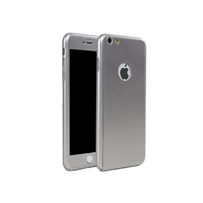 Husa Aisi Iphone 6/6S Full Cover 360, Silver + folie sticla foto