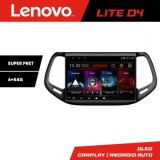 Navigatie Jeep Compass 2017 Lenovo Kit-739 4+64 GB Android Waze USB Navigatie Internet Youtube Radio CarStore Technology