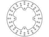 Disc fr&acirc;nă fix spate, 220/105x5mm 4x125mm, diametru gaură de centrare 6,5mm, spacing 0 compatibil: HONDA FX, NX, SLR, XL 250R (Baja)/650/650 (Dominato, Trw
