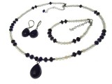 Set bijuterii dama opalit si lapis lazuli