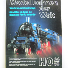 Catalog de modele, machete feroviare din toata lumea, 3500 ilustratii color