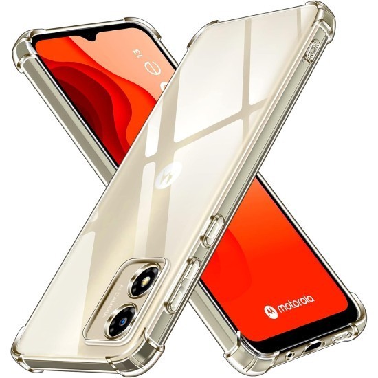 Husa Anti soc, transparenta compatibila cu Motorola E13