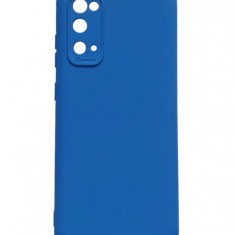 Husa telefon compatibila cu Samsung Galaxy Galaxy S20 FE, Albastru, Cu interior de catifea, 156HT