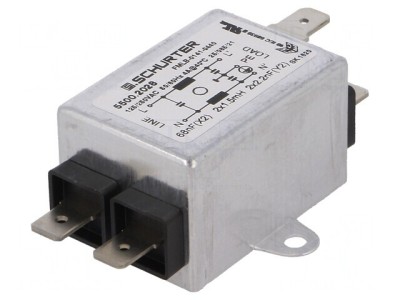 Filtru Anti-Interferențe 250VAC 68nF 2,2nF 1,5mH THT foto