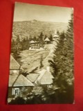 Ilustrata Caransebes- Cabane pe Muntele Mic , circulat 1963, Circulata, Fotografie