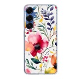 Husa pentru samsung galaxy s25 plus, atasare magnetica, magsafe, model floral 5