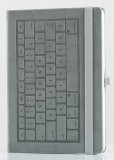 Cumpara ieftin Carnet - Keyboard A5, grey, hard cover, ruled | Mediaform