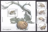 Somalia 2003 fauna tatu serie + bloc MNH, Nestampilat