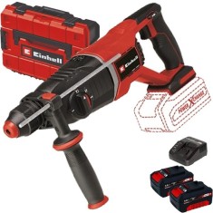 Einhell TP-HD 18/26 D Li BL PXC + Twinpack + 4514095 - Rotopercutor SDS-Plus 2.6 J valiza speciala + Set 2 acumulatori si incarcator Li-Ion 18 V 4 Ah
