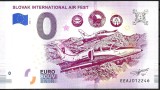 !!! 0 EURO SOUVENIR - SLOVACIA , MITINGUL AVIATIC INTERNATIONAL - 2018.1 - UNC // NU TRIMIT PRIN CURIER