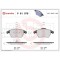 Placute frana Audi A1 (8x1, A1 Sportback (8xa; Citroen C4 Coupe (La), C4 I (Lc), C4 I Box / Liftback (Lr); Peugeot 207 (Wa , 207 Sw (Wk), 208 Box / L