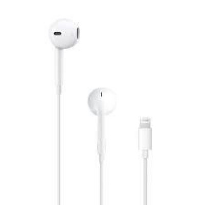 Casti Earphones pentru Apple Iphone 7/7Plus/8/8Plus/X/11/12/13,14, Lightning, Alb foto