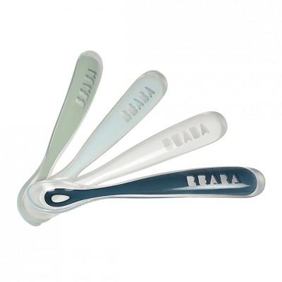 Set 4 lingurite ergonomice silicon Storm foto