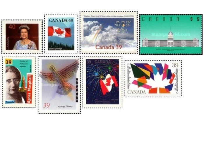 Canada 1990 - aniversari, neuzate