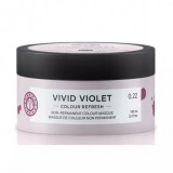 Masca pentru par Colour Refresh Vivid Violet, 100ml, Maria Nila