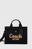 Coach poseta culoarea negru