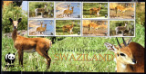 SWAZILAND 2001, Fauna, serie neuzată, MNH, Nestampilat