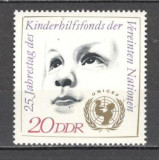 D.D.R.1971 25 ani UNICEF SD.328, Nestampilat