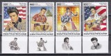 Centrafricana 2020 - A 85-a aniversare a nașterii lui Elvis Presley, Serie cu Tabs, MNH