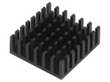 Radiator Aluminiu Negru 27x27x10mm