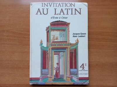INVITATION AU LATIN - D&amp;#039;ENEE A CESAR - JACQUES GASON, ALAIN LAMBERT foto