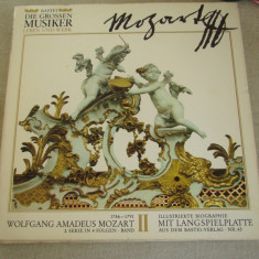 MOZART II - Concert pentru Flaut, Harpa si Orch. - Vinil EP Die Grossen Musiker