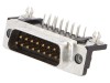 Conector D-Sub 15-Pin Tată 90&deg; THT UNC 4-40 AMPLIMITE, TE Connectivity