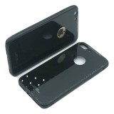 Husa protectie pentru iPhone X Back Glass sticla securizata de culoare negru
