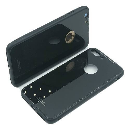 Husa protectie pentru iPhone X Back Glass sticla securizata de culoare negru