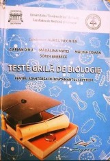 ADMITERE MEDICINĂ 2025 biologie, chimie + Caiet teste 2021, 2023, 2024