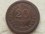 PORTUGALIA-20 CENTAVOS 1924