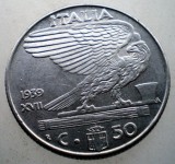 2.307 ITALIA WWII VITTORIO EMANUELE III 50 CENTESIMI 1939 R USOR MAGNETICA, Europa
