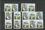 Foroyar Feroe Danemarca MNH 1991 - pasari sea birds - diverse pozitii, Nestampilat