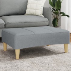 vidaXL Taburet, gri deschis, 77x55x31 cm, material textil