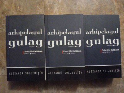 ARHIPELAGUL GULAG - ALEXANDR SOLJENITIN - 3 volume foto