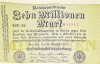 10 Millionen Mark 1923 UNC