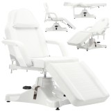 Fotoliu cosmetic hidraulic Modena rotativ reglabil pentru spa alb