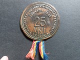 Insigna 25 de ani de la absolvirea facultatea de industrializare a lemnului Brasov,promotia 1963