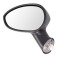 Oglinda usa exterioara Fiat 500 (312), 03.2007-08.2015; Fiat 500, 07.2015-, partea Stanga, reglare electrica; carcasa neagra; incalzit; sticla convex