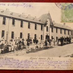 Govora-1903-Hotelul Statului No.1-C.P.circ.-RARA