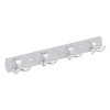 Cuier Metalic, 8 C&acirc;rlige, Montare cu șurub, Dimensiuni 31x4cm, Capacitate 5kg, Oem