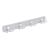 Cuier Metalic, 8 C&acirc;rlige, Montare cu șurub, Dimensiuni 31x4cm, Capacitate 5kg, Oem