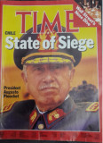 1986 TIME MAGAZINE, Chile, Augusto Pinochet, dictatura, geopolitica america sud