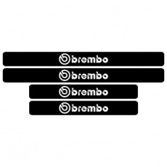 Set protectie prag Brembo sticker auto foto